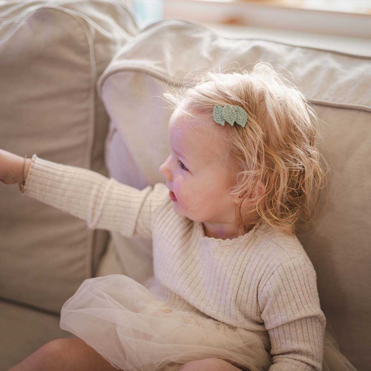 Baby clips Green Lucky