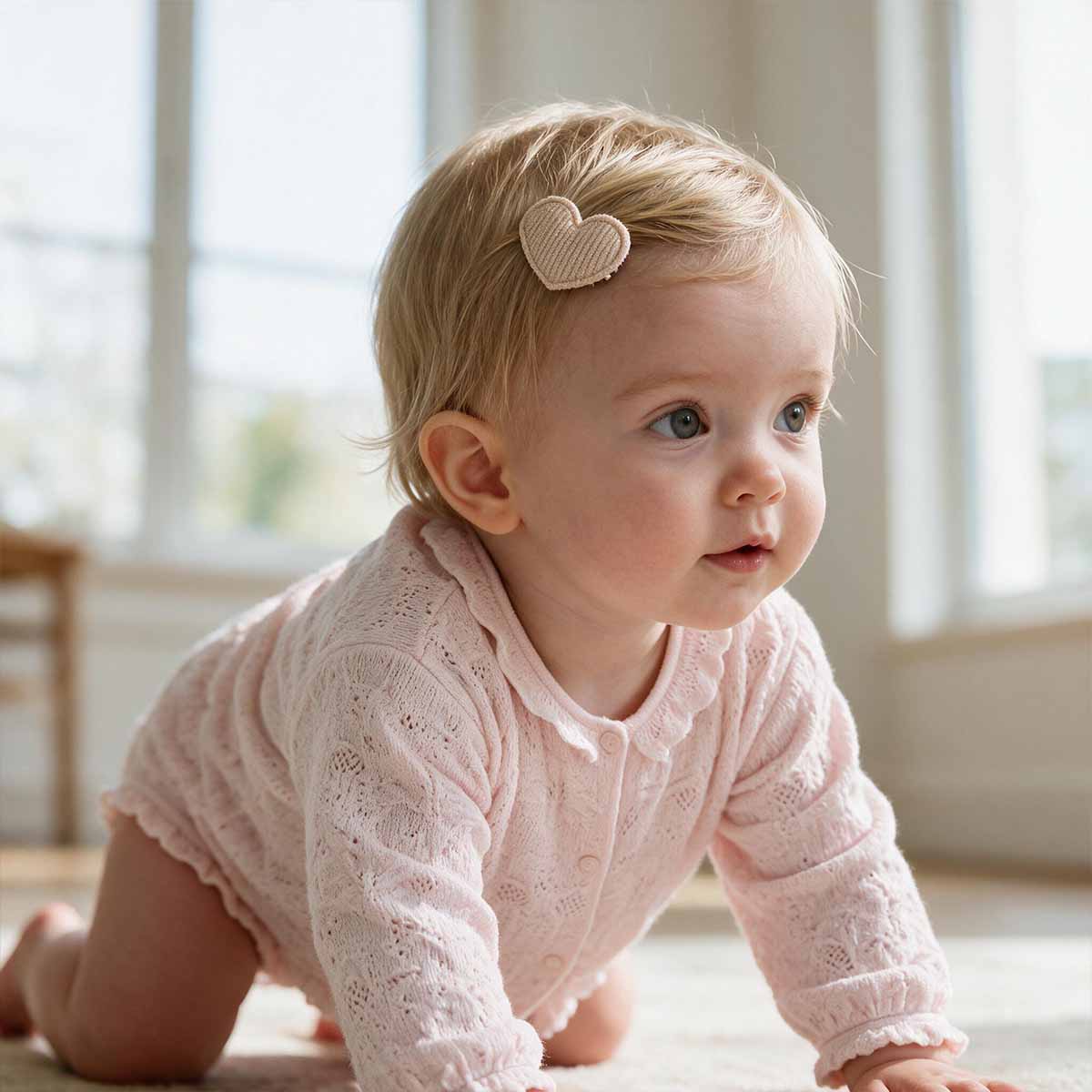 Barrettes bébé Perle de Fête