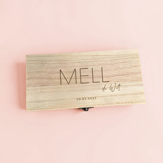 Gepersonaliseerd doosje - Lieve letters