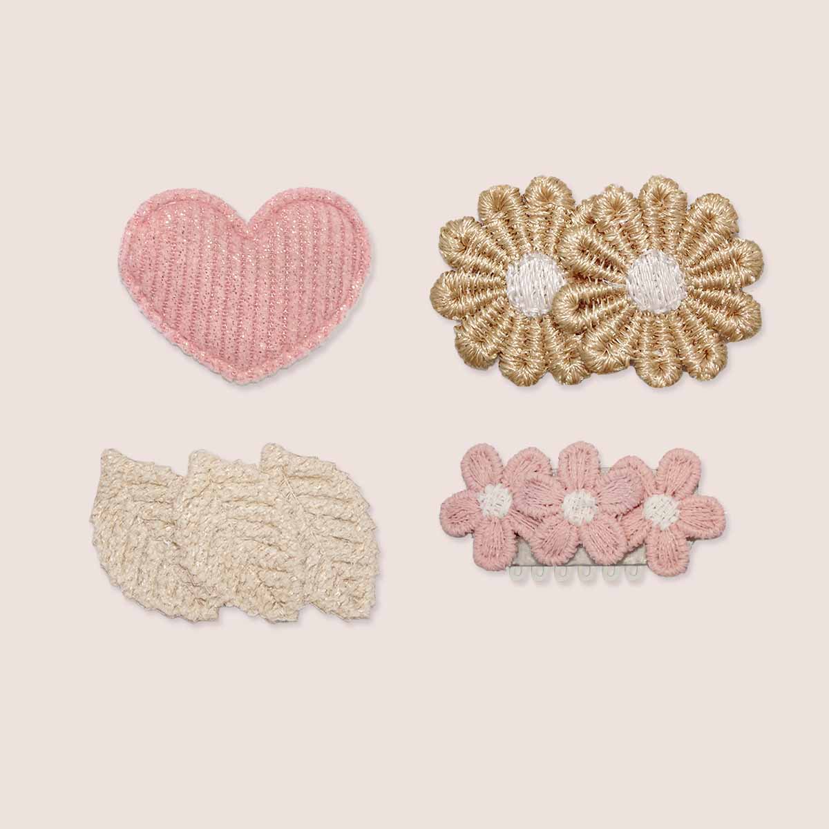 Baby clips Pink Rebel