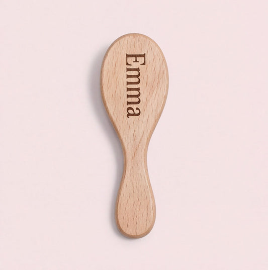 Brosse à cheveux pour bébé avec prénom