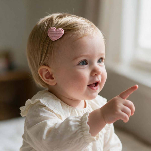 Baby clips Pink Rebel